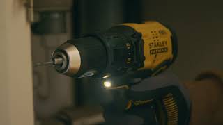 18V STANLEY® FATMAX® V20 Brushless Drill Driver with 2 x 1.5Ah Lithium-Ion Batteries and Kit Box