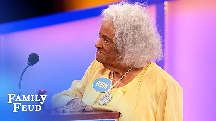 WOW! 95-year-old Evelyn NAILS the #1 answer! | Family Feud