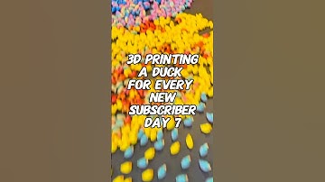 3D Printing a Duck for Every New Subscriber! | Day 7