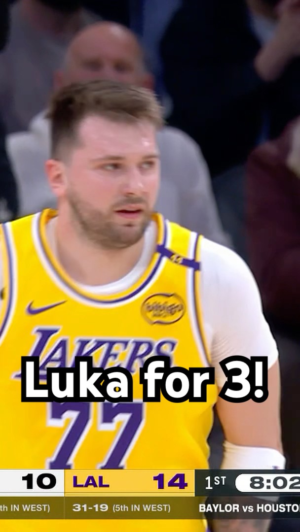 Luka’s first bucket as a Laker!