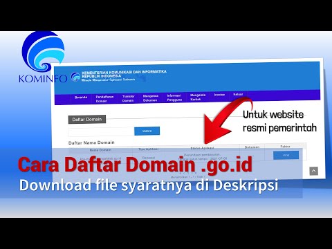 Cara Daftar Domain go.id Terbaru