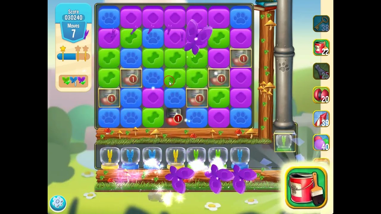 Pet Rescue Saga level 5353 no boosters | PuzzledCubes.site
