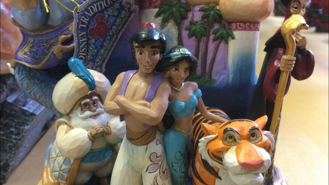 Aladdin / Stitch Disney Statues by Jim Shore / Enesco 