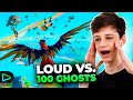 O TRIO DA LOUD vs 100 GHOSTS NO FORTNITE!