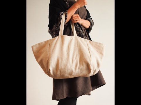 Tp017 マルシェバッグ 作り方動画 型紙 How To Make Marche Bag Youtube