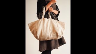 TP017 マルシェバッグ 作り方動画 型紙  how to make marche bag