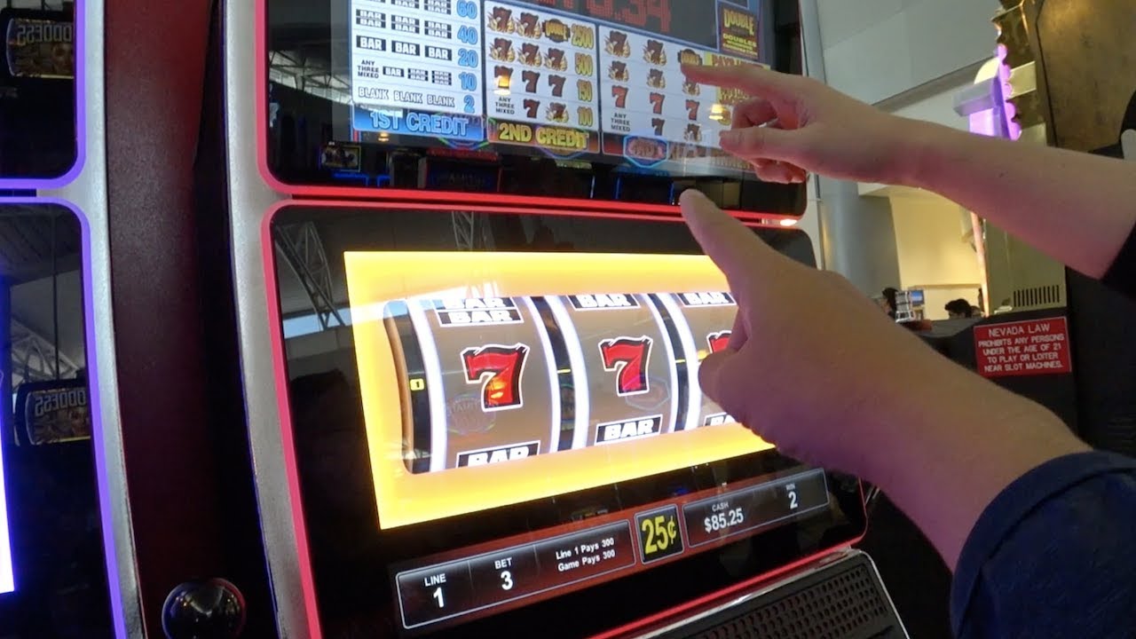 カジノのスロットマシーンの遊び方。（ラスベガス） - YouTube