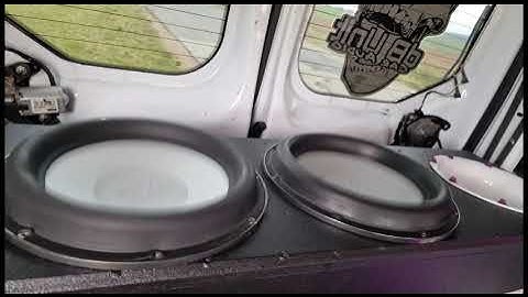 2x Lightning Audio X2 12"s (Tc Sounds)💥 on a Dragster DAF 3k 🔈 dB Unit Ford Connect