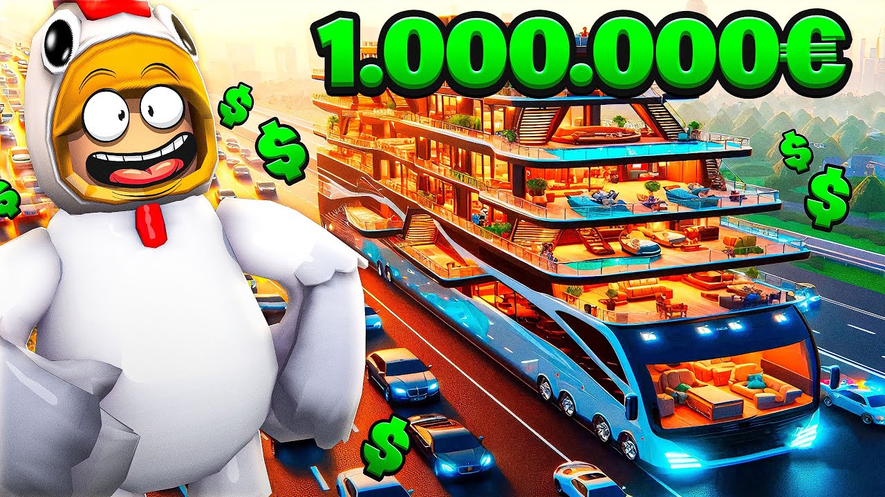 IL MIO BUS DELLA SCUOLA DA 1.000.000€ SU ROBLOX!!