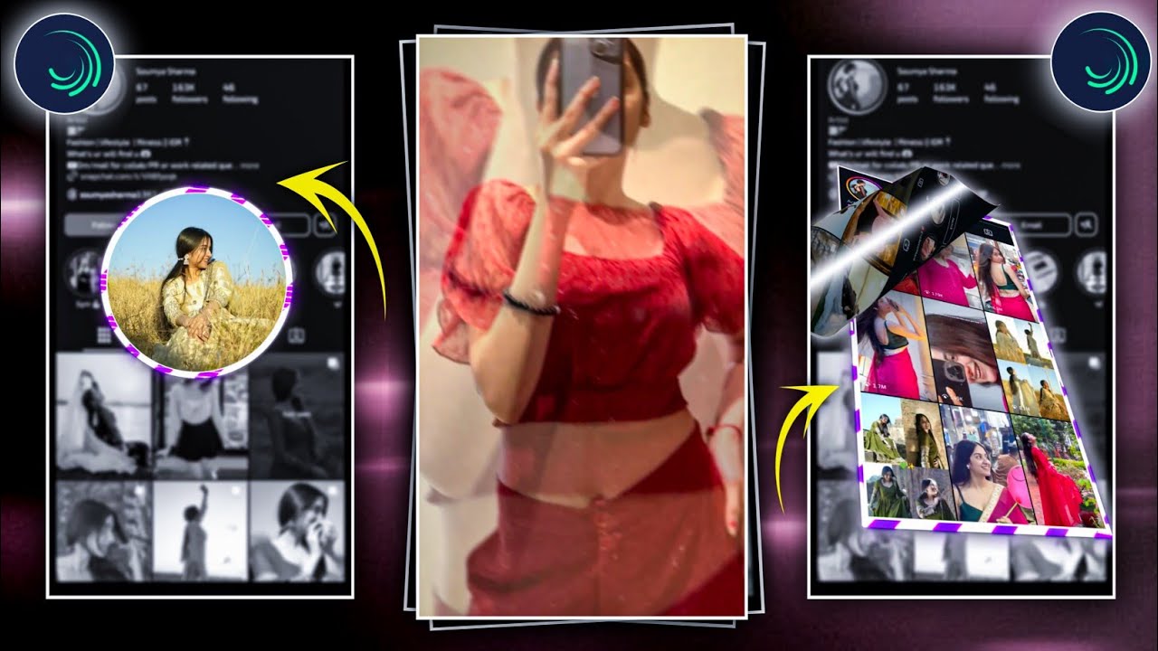 Trending Instagram Profile Photo Video Editing | New Insta Profile Video Editing In Alight Motion