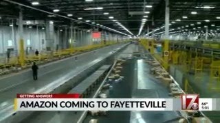 Amazon coming to Fayetteville Net Worth