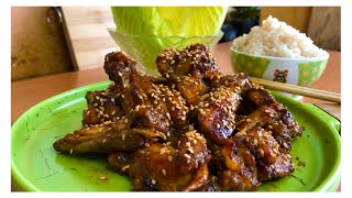 Ailes de poulet au goût asiatique ️un délice a essayer جوانح دجاج بنكهة أسيوية لذيذة رائعة