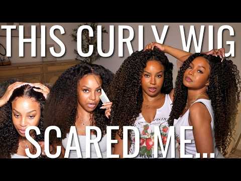 Spring / Summber Must Have! Chestnut Brown Curly Finger Coil Wig