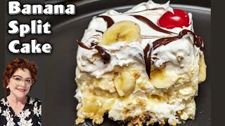 Blissful Banana Split Cake Recipe - Check This Out - My Absolute Favorite