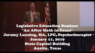 On january 11, 2019, david e. o'connor, md, sponsored and moderated a
six-hour educational seminar equal shared parenting for the texas
legislature. in th...