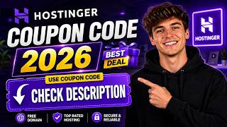 Hostinger Coupon Code 2026 🔥 Get 90% OFF + FREE Domain (Limited Time)