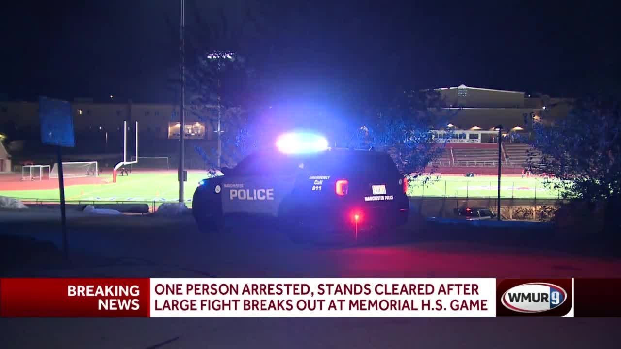 One person arrested, stands cleared after large fight breaks out at Memorial H.S. game