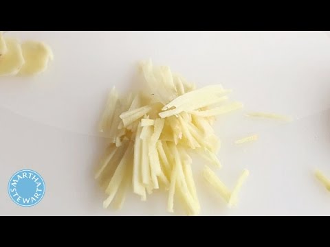 How to Julienne Ginger with Martha Stewart
