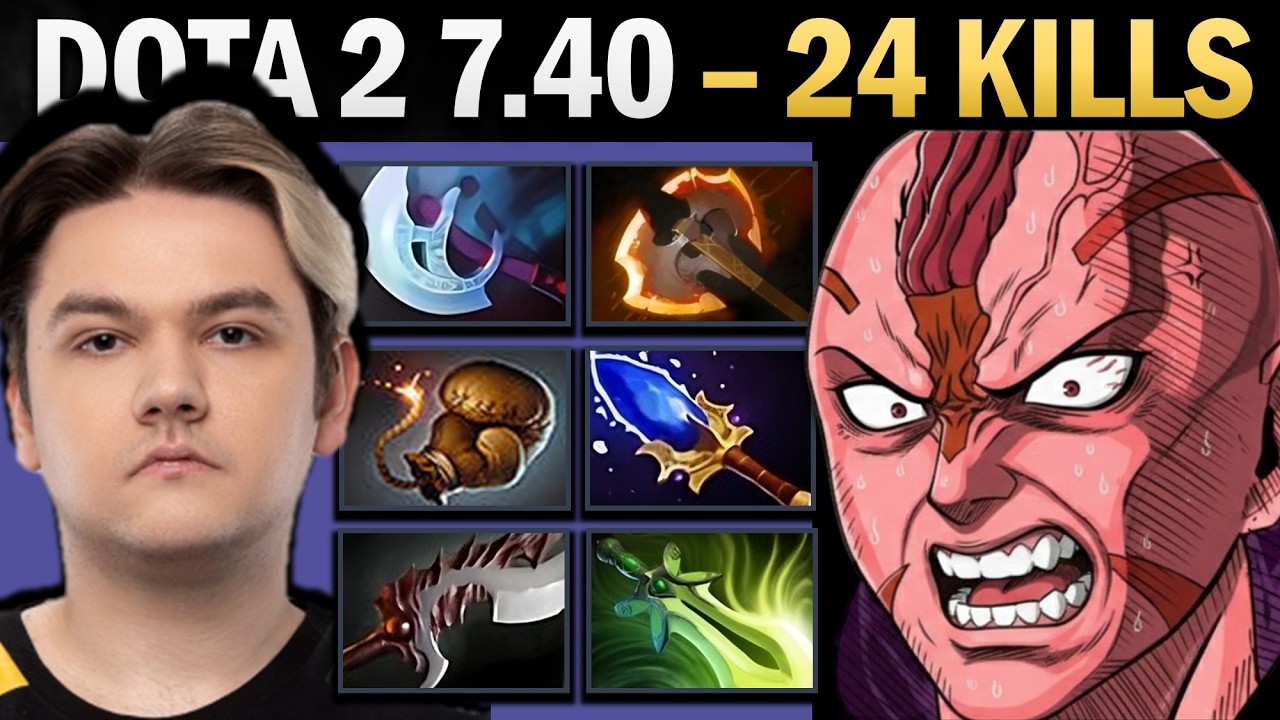 Anti-Mage Pro Carry with 24 Kills and Gauntlet - Dota Gameplay