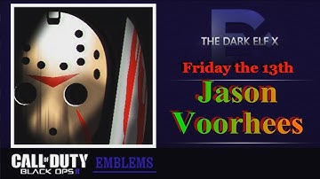 Black Ops 2 Emblem - Jason Voorhees ( Friday the 13th )