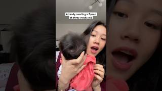 She might look like a true copy of her dad but at least she got my hair bahahah