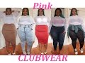 3 Items, 11 OUTFITS! | Pink Clubwear Try-On & Lookbook