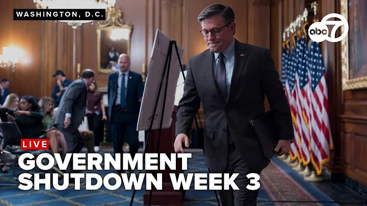 LIVE: House Speaker Johnson, GOP leaders talk government shutdown week 3