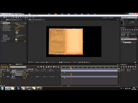 CZTUTORIÁL – After Effects 064 – Otočení listu papíru