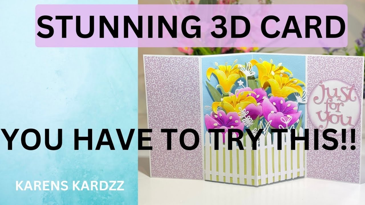 YOU HAVE TO TRY THIS!! / EASY 3D GATEFOLD DESIGN - YouTube