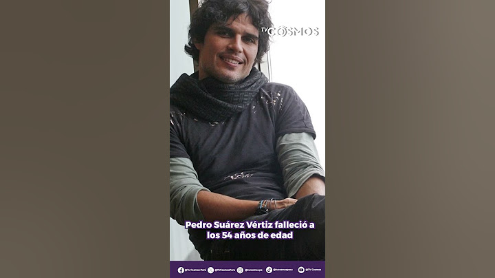 Pedro Suárez Vértiz falleció a los 54 años #viral