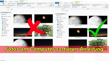 Bilder unter Windows 10 umbenennen und mehrere Fotos der Reihenfolge nach sortieren am PC Anleitung