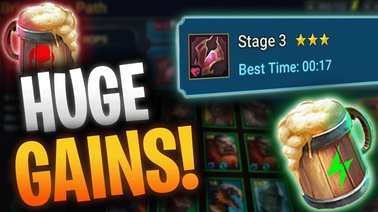 ЛЕГКО ДВОЙНЫЕ ОЧКИ?! ЛУЧШАЯ СТРАТЕГИЯ ДЛЯ ТРЕНИРОВКИ ЧЕМПИОНОВ! | Руководство по Raid Shadow Legends