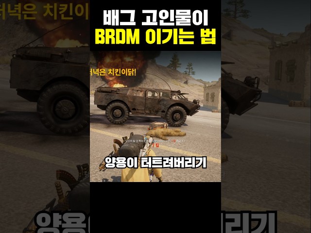 배그 고인물이 BRDM을 잡는 방법