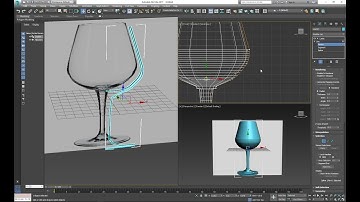 Autodesk 3ds Max object creation: Line and lathe modifier