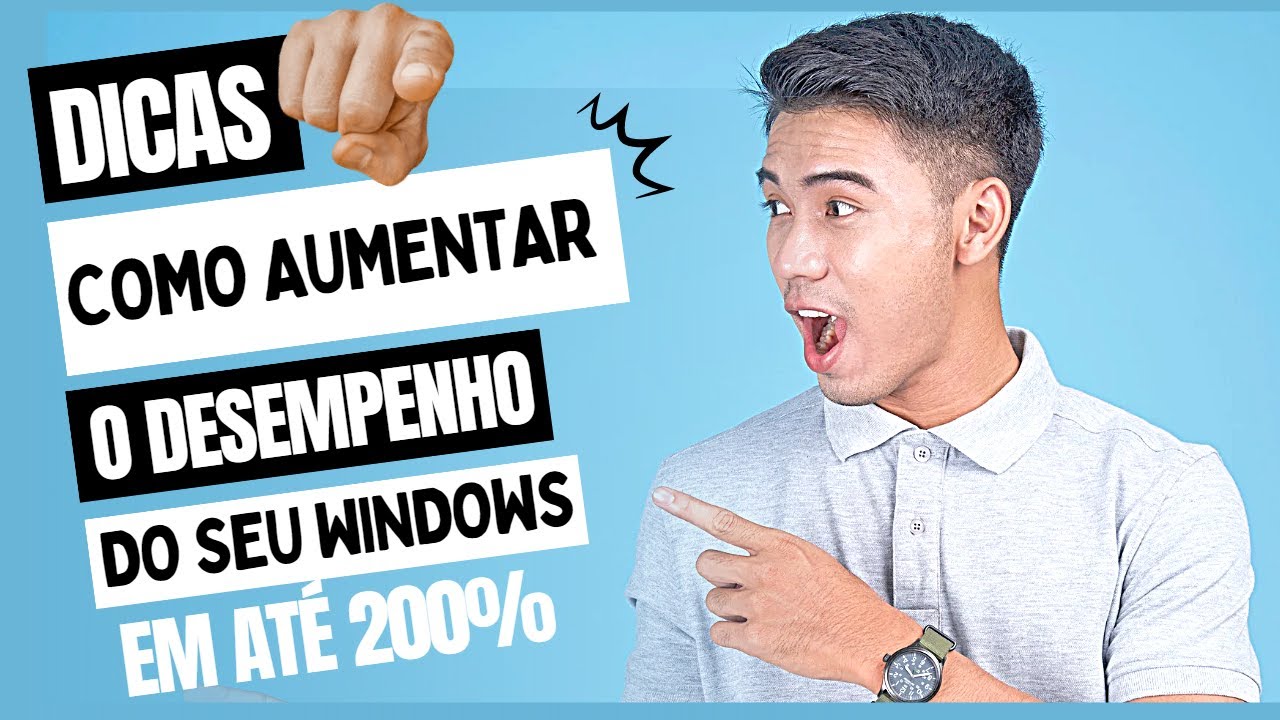 COMO AUMENTAR EM 200% O DESEMPENHO DO SEU WINDOWS!!! - YouTube