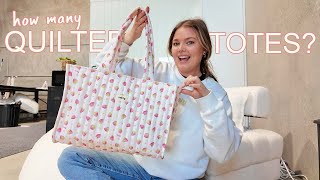 SEWING FOR 9 HOURS STRAIGHT? Making Quilted Tote Bags!!