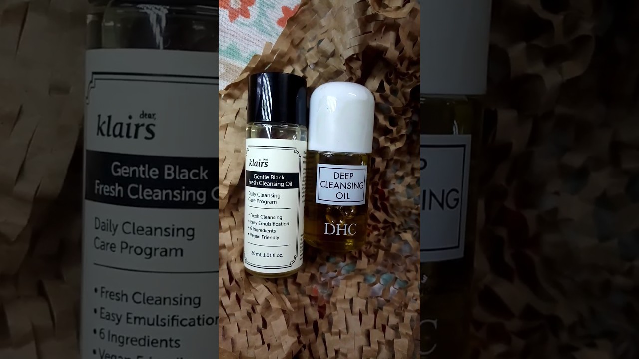 Two super👌korian cleansing oil!!klair Vs DHC😮😮comment now what is your Fav!!