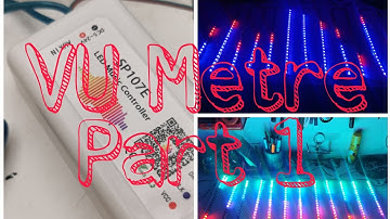 How to build VU metre using SP107E LED music controller and WS2811 LED strip. DIY Part 1.