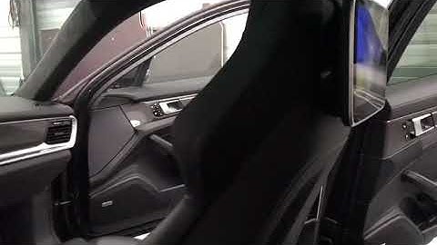 NAVvision aftermarket Rear Entertainment system Porsche Panamera 2018