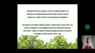 Module 10: Ecoliteracy