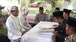 MOMENT AKAD NIKAH MAS BAMBANG & MBAK SIDAH - SIDODADI, 1 MEI 2024