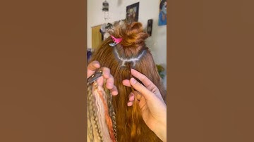 How to attach a clip in dreads | long lasting hold | hair extensions #clipinhair  #dreads