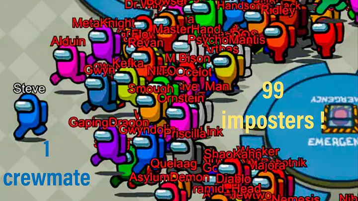 AMONG US but with 99 impostors !