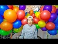 I FILLED THE TEAM RAR HOUSE WITH BALLOONS!!