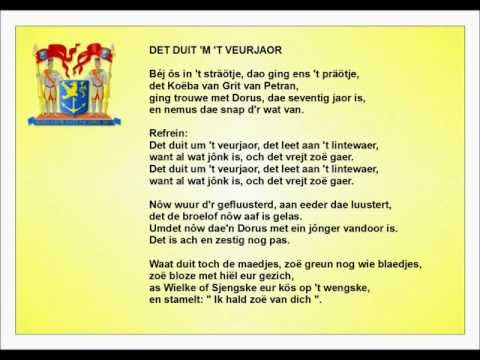 Det duit um 't veurjaor