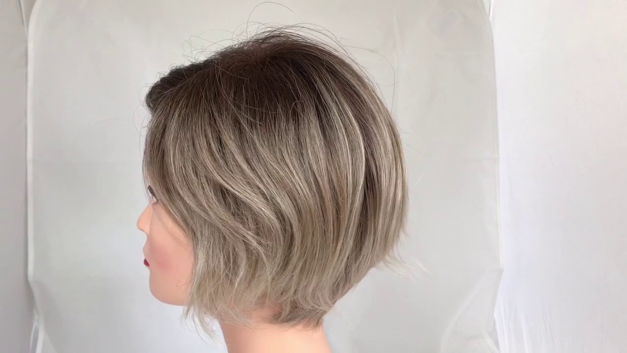 Rae wig by Rene of Paris in melted marshmallow