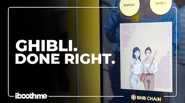 Ghibli Photo Booth Experience | iboothme.com