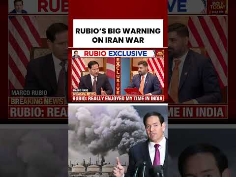 RUBIO’S BIG WARNING ON IRAN WAR #marcorubio #rubiointerview #iranuswar #shortsviral