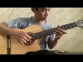 Nữ Nhi Tình guitar cover Diệp Nhuệ Văn