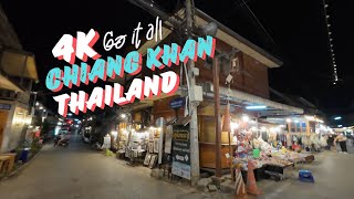 Walking Street Chiang Khan - Loei Thailand [4K]